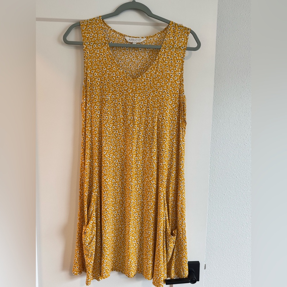 Apricot Cute Yellow Summer/Fall Dress
